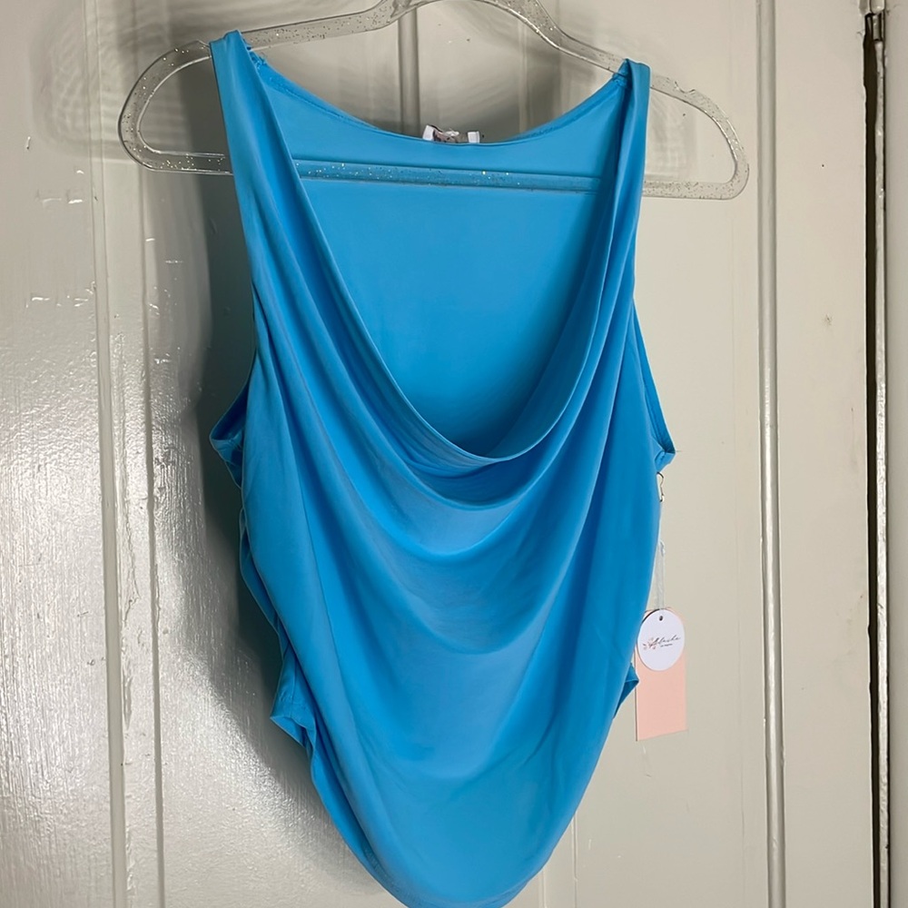 Baby blue blouse